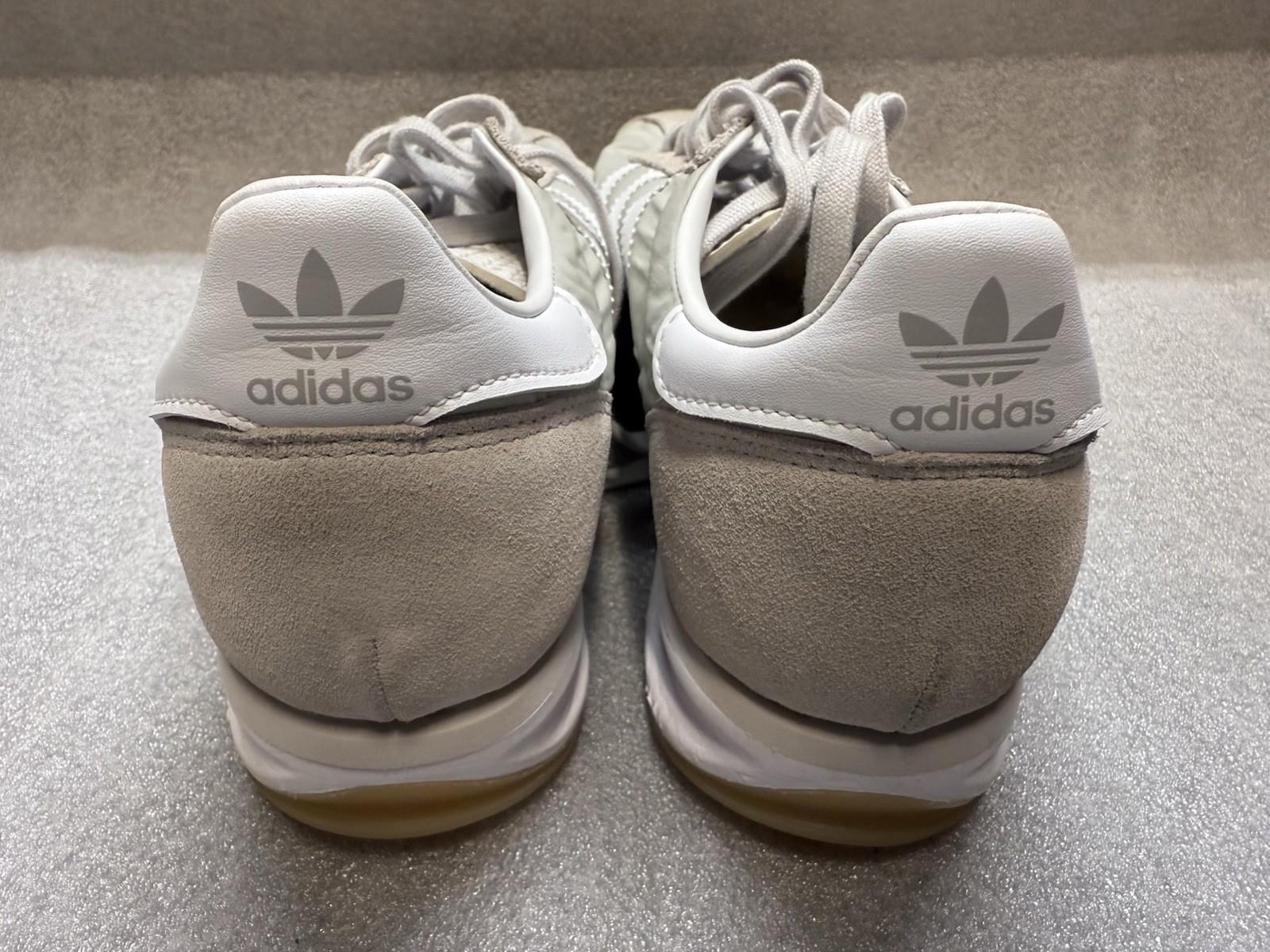Adidas SL 72 RS sneakers in the “Grey One, Cloud White, Crystal White, US 12