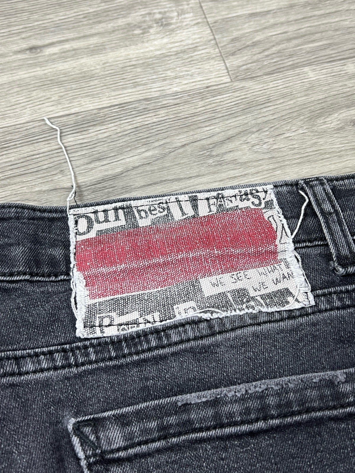 Vtg Dsquared2 Distressed Paint Splatter Jeans Black Y2K Men’s Size It 52