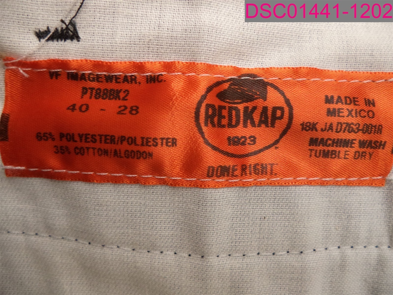 Stain-RED KAP Men’s Industrial Cargo Pant Black Size 40 X 28 PT88BK2