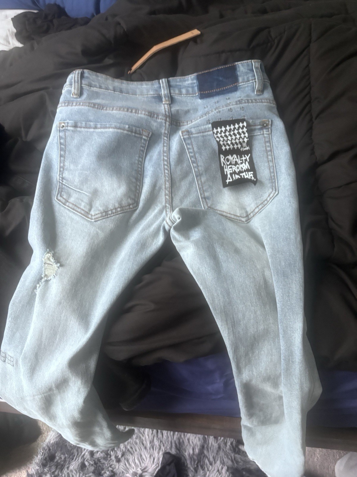 Light Blue Ksubi Jeans Skinny/Van Winkle Size 28/32