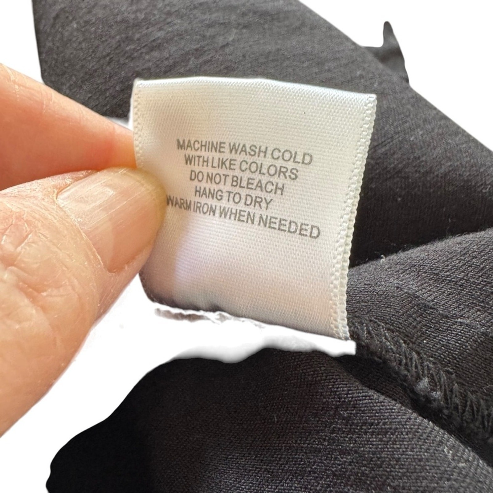 ModCloth Large Black Rayon/Nylon/Span “Sartorial Secret” Belted Fit Flare Dress