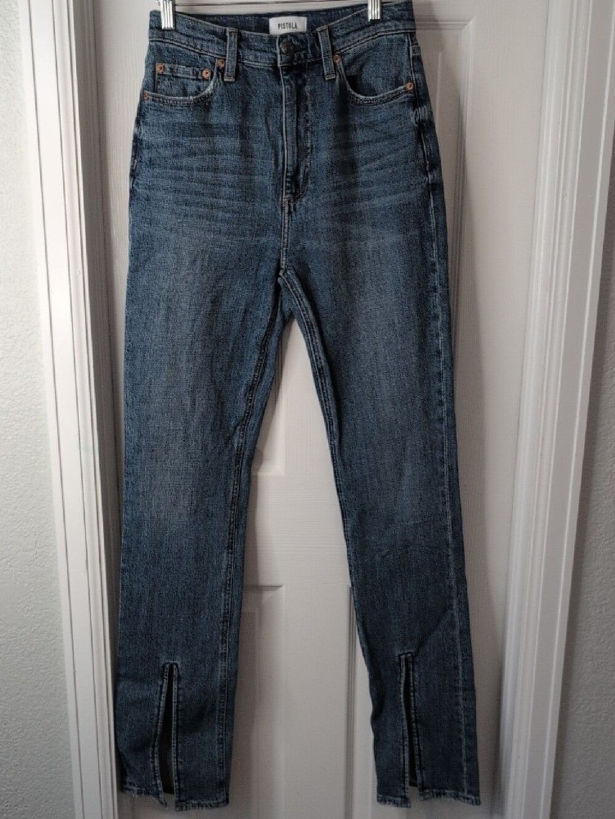 pistola Colleen High Rise Slim Boot Dark Size 27