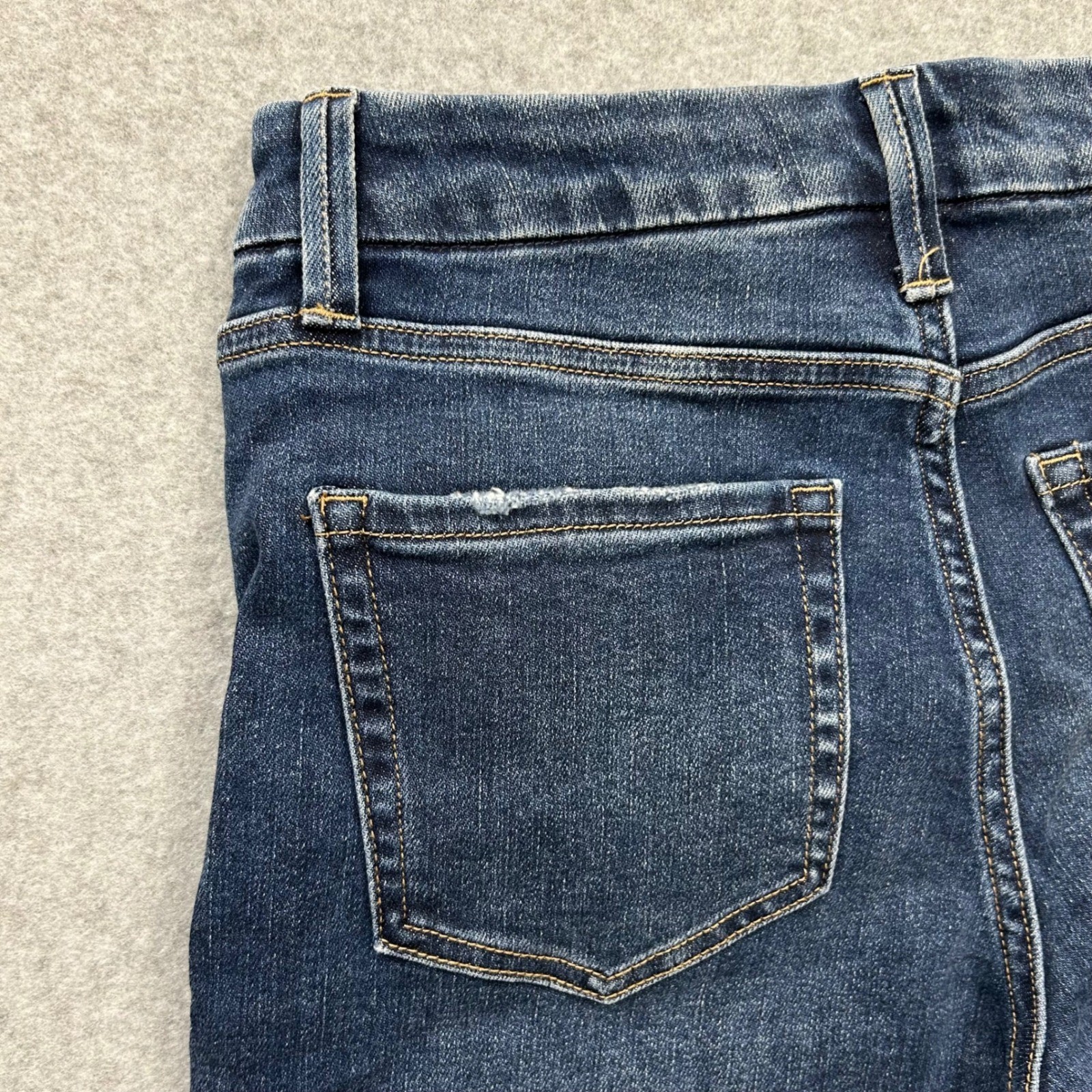 Flying Monkey Los Angeles Straight Leg Jeans Dark Wash High Rise Size 28 F5363