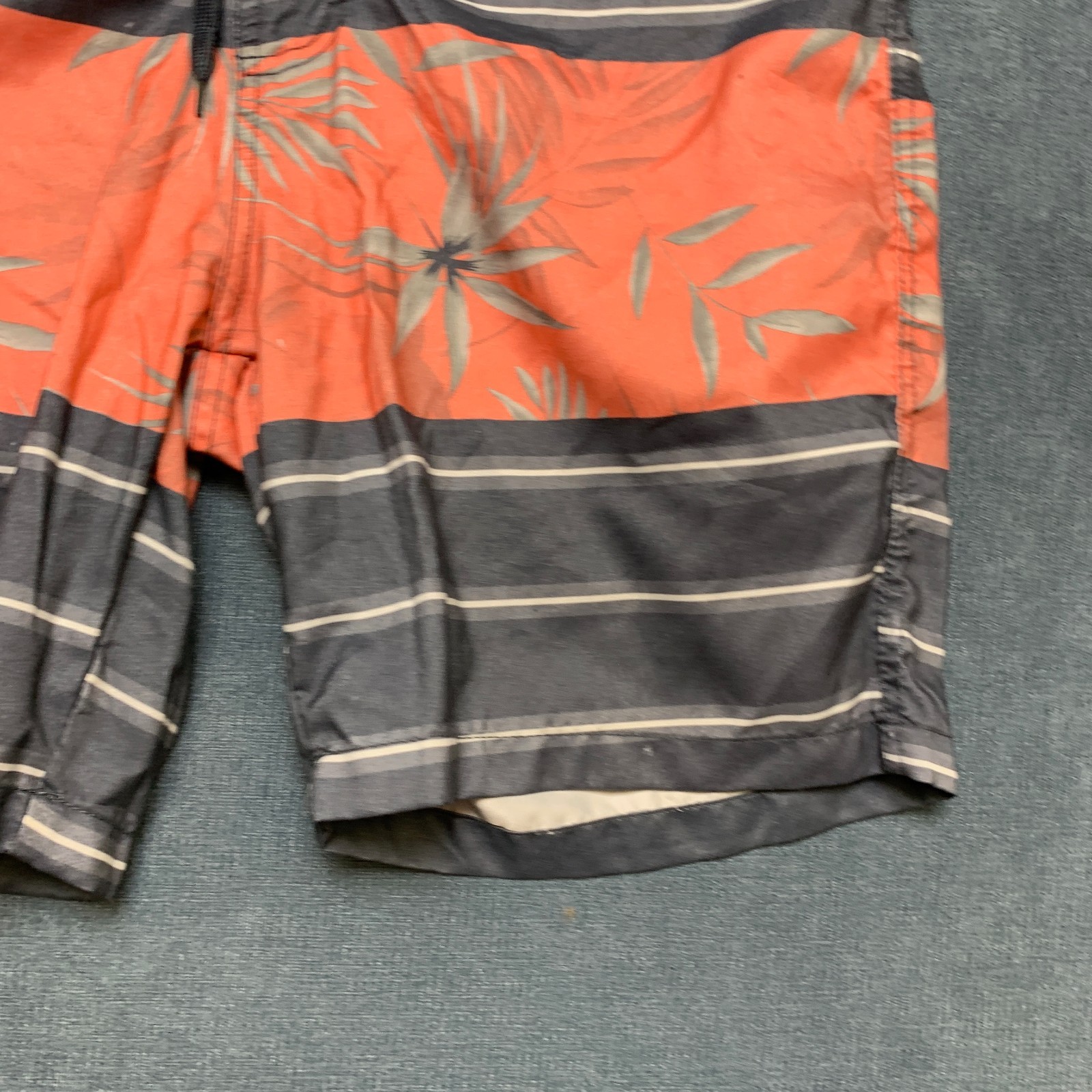 High Surf Board Shorts Men’s 36 Multicolor Tropical Striped Recreational Surfing