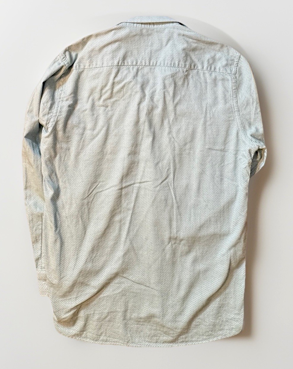 (L) JOHNSTON & MURPHY Beautifully Made Tightly Woven Long Sleeve Button Down