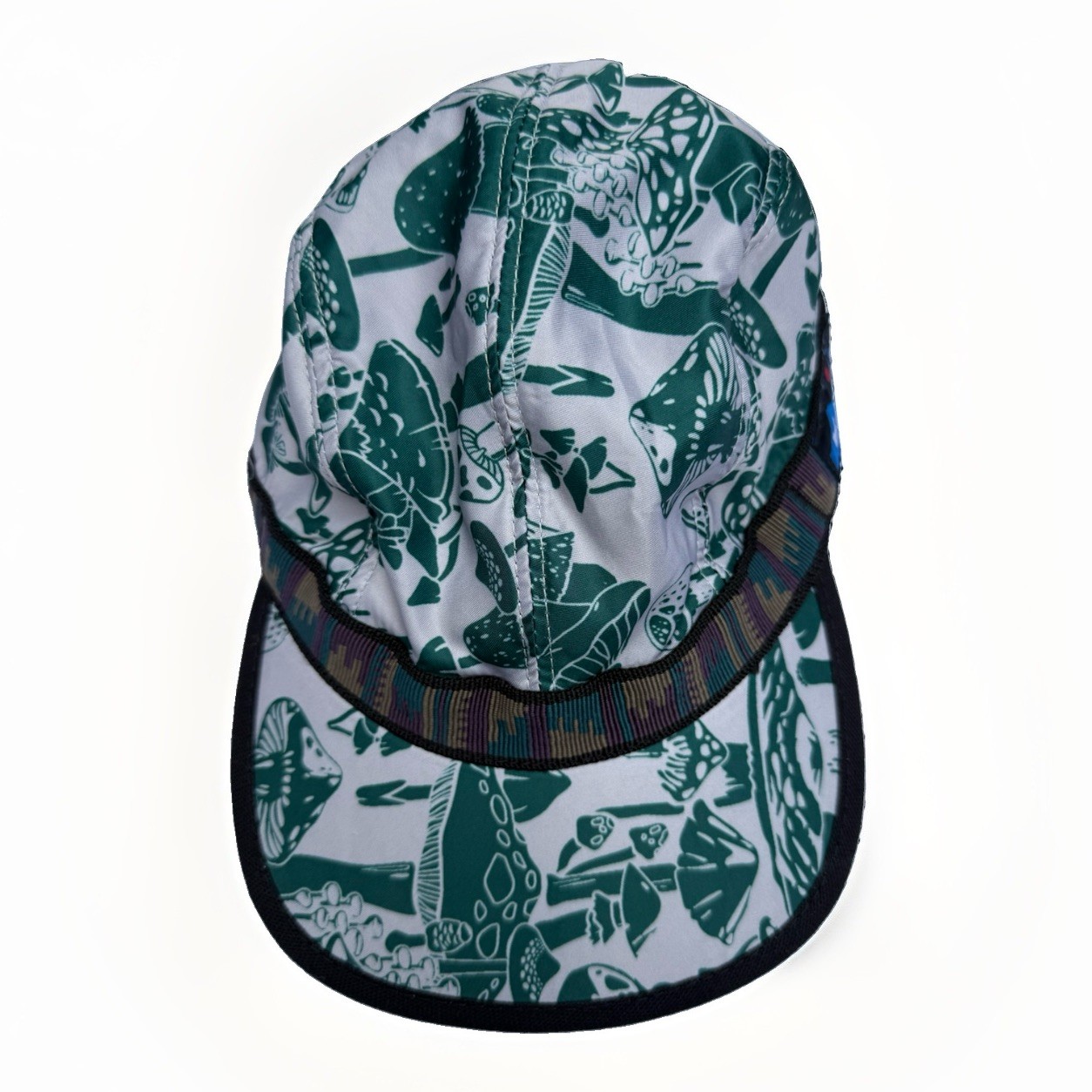 KAVU Synthetic Strapcap Baseball cap Hat Green Mushroom Troop Adjustable Small