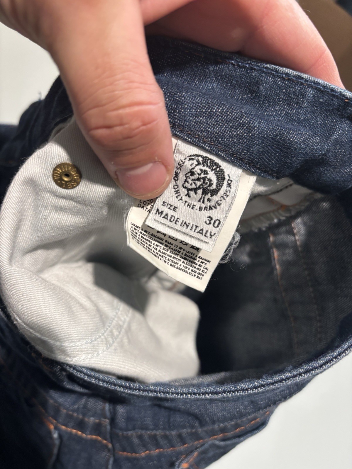 Vintage Diesel Men’s Bootcut Jeans 30×33.5 Made In Italy MM15