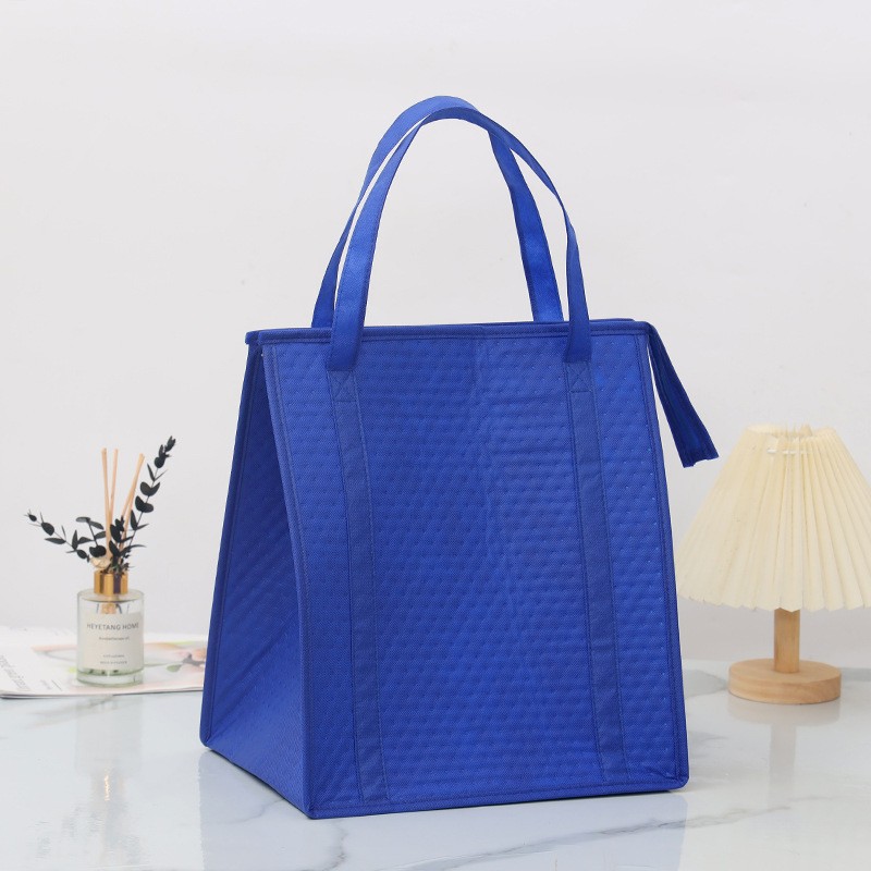 Embossed spotted portable shopping bag BBQ ice bag Thickened aluminum film bag