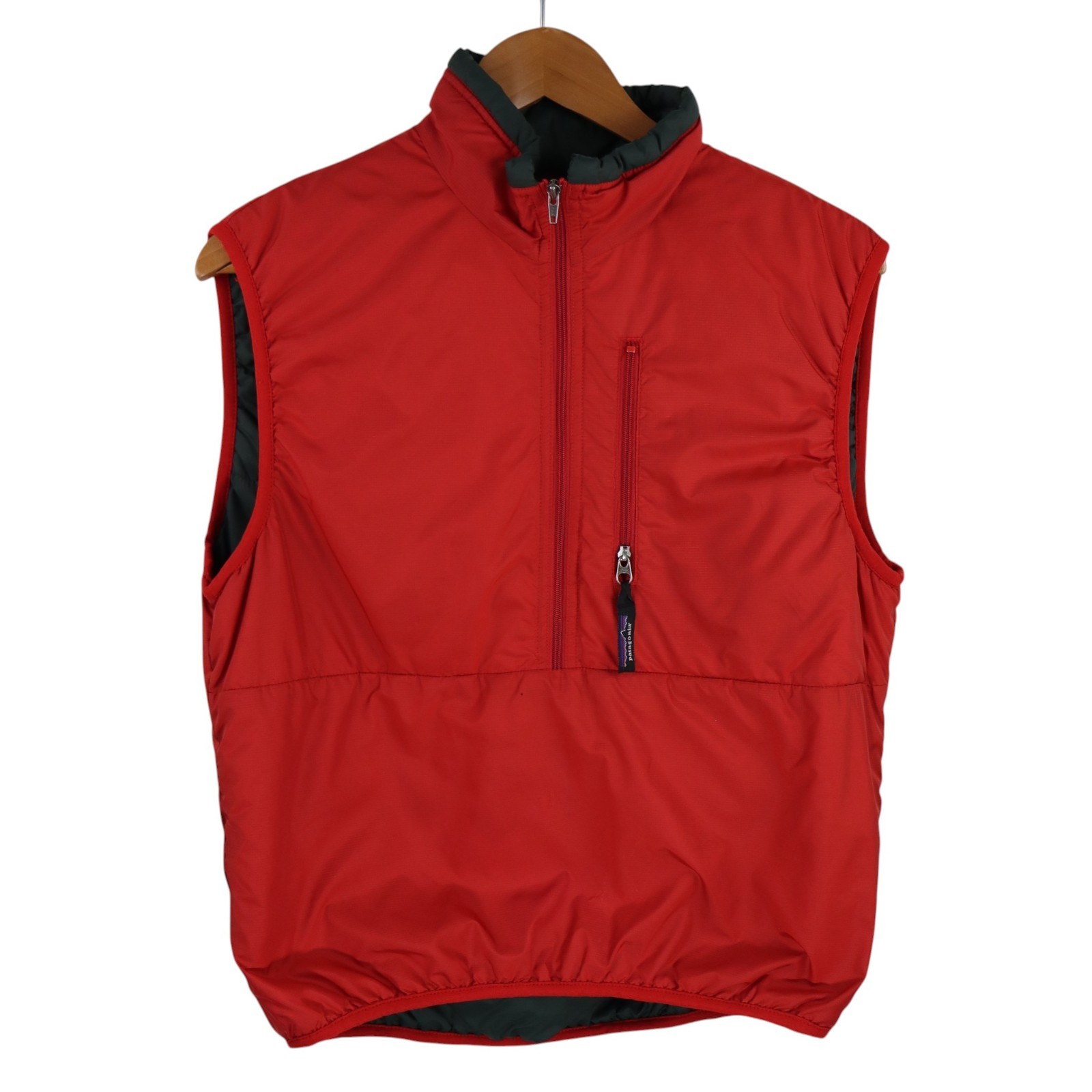 Vintage Patagonia Puffball Insulated Puffer Quilted Vest Mens Size XS Red Green