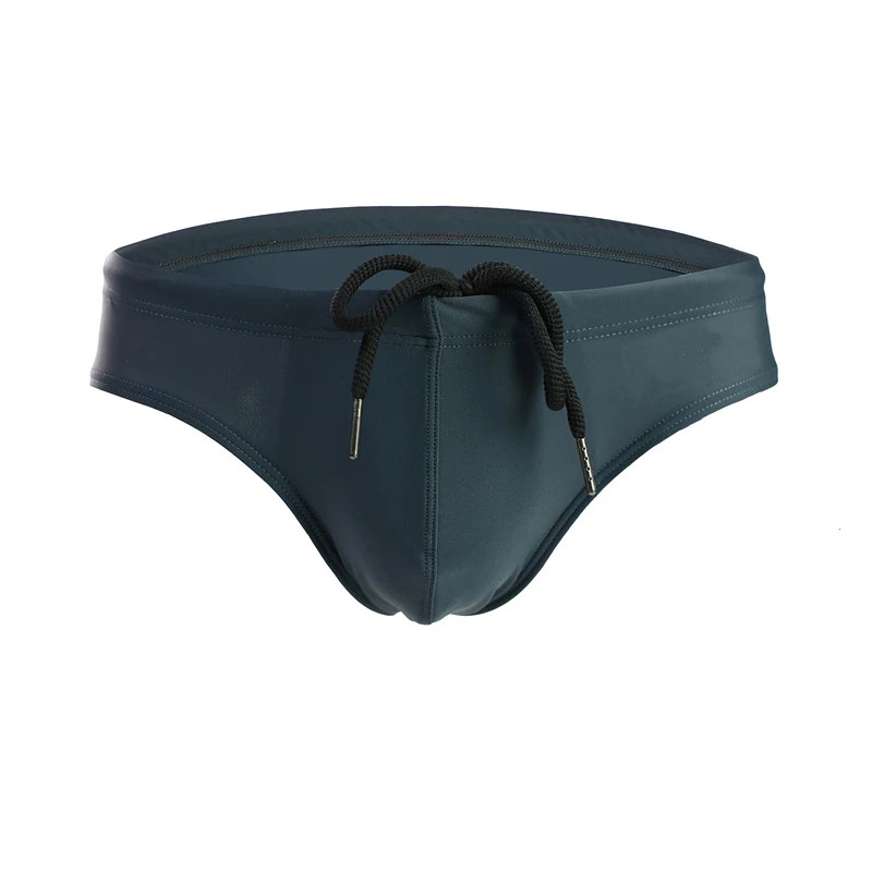 Men’s Swimming Trunks Low Waist Lacing Male Triangle Swimming Pool Wear Swimsuit
