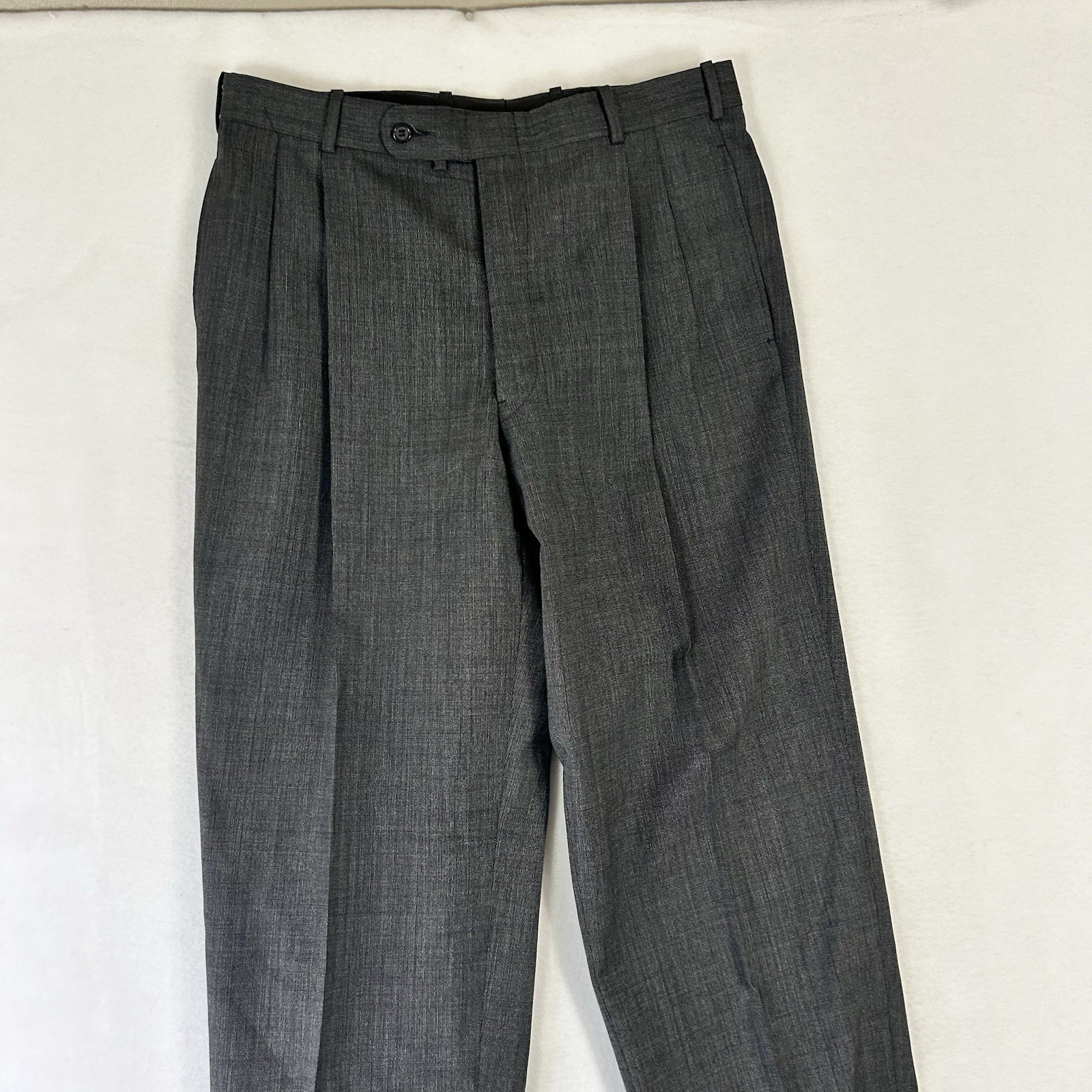Corporate Image Tom James Gray Suit Mens 42 Blazer Pants 33×29