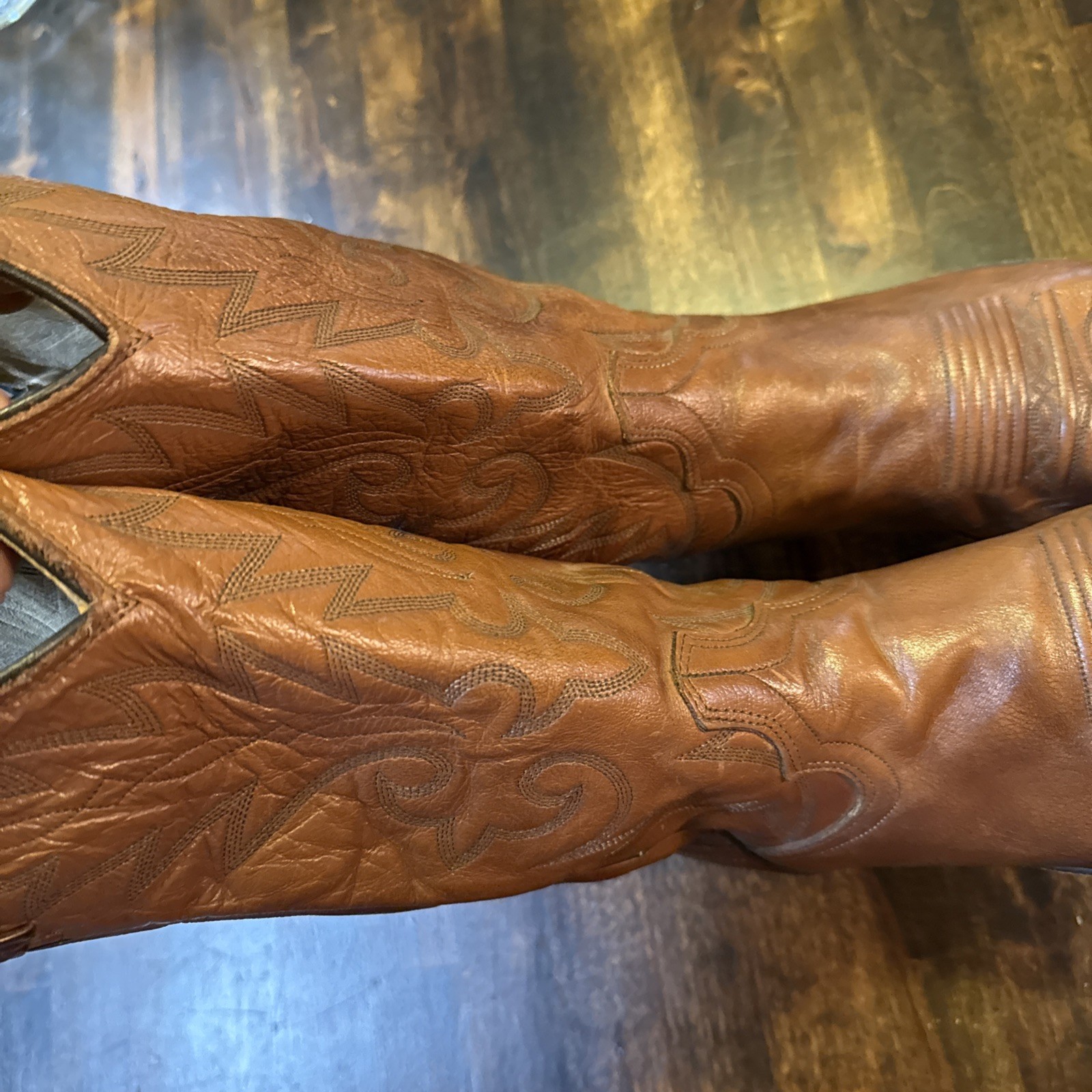 Dan Post men’s light brown cowboy boots size 8.5 EW