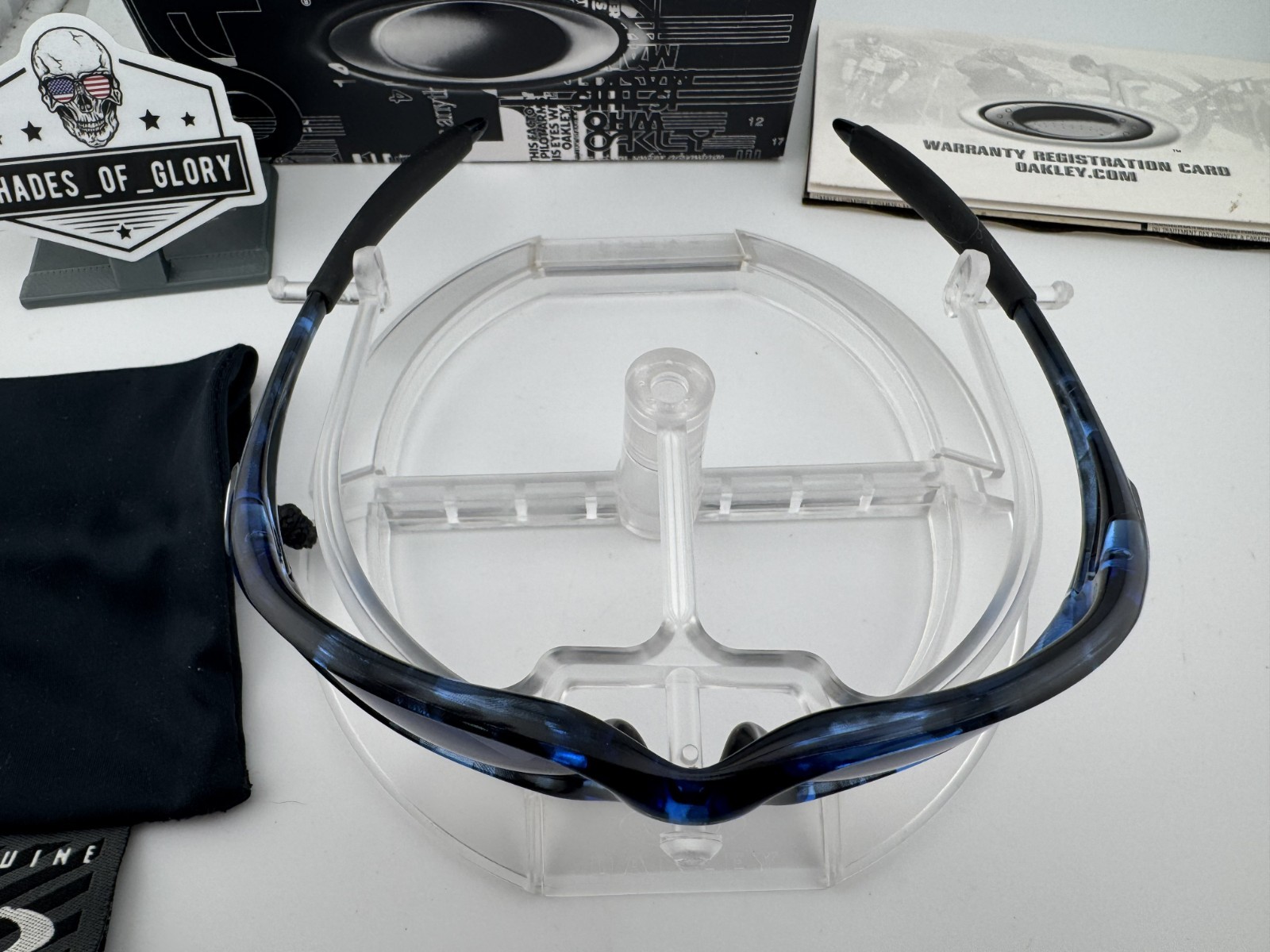 OAKLEY MINUTE GEN 2 BLUE TORTOISE ICE IRIDIUM POLARIZED SUNGLASSES 12-812 RARE