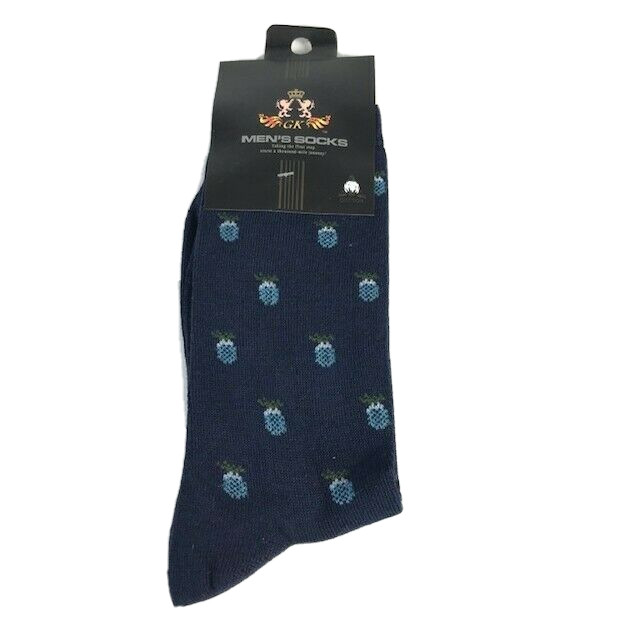GK Men’s Novelty Socks Assorted Colors Designs Mid-Calf Shoe One Pair Size 10-13