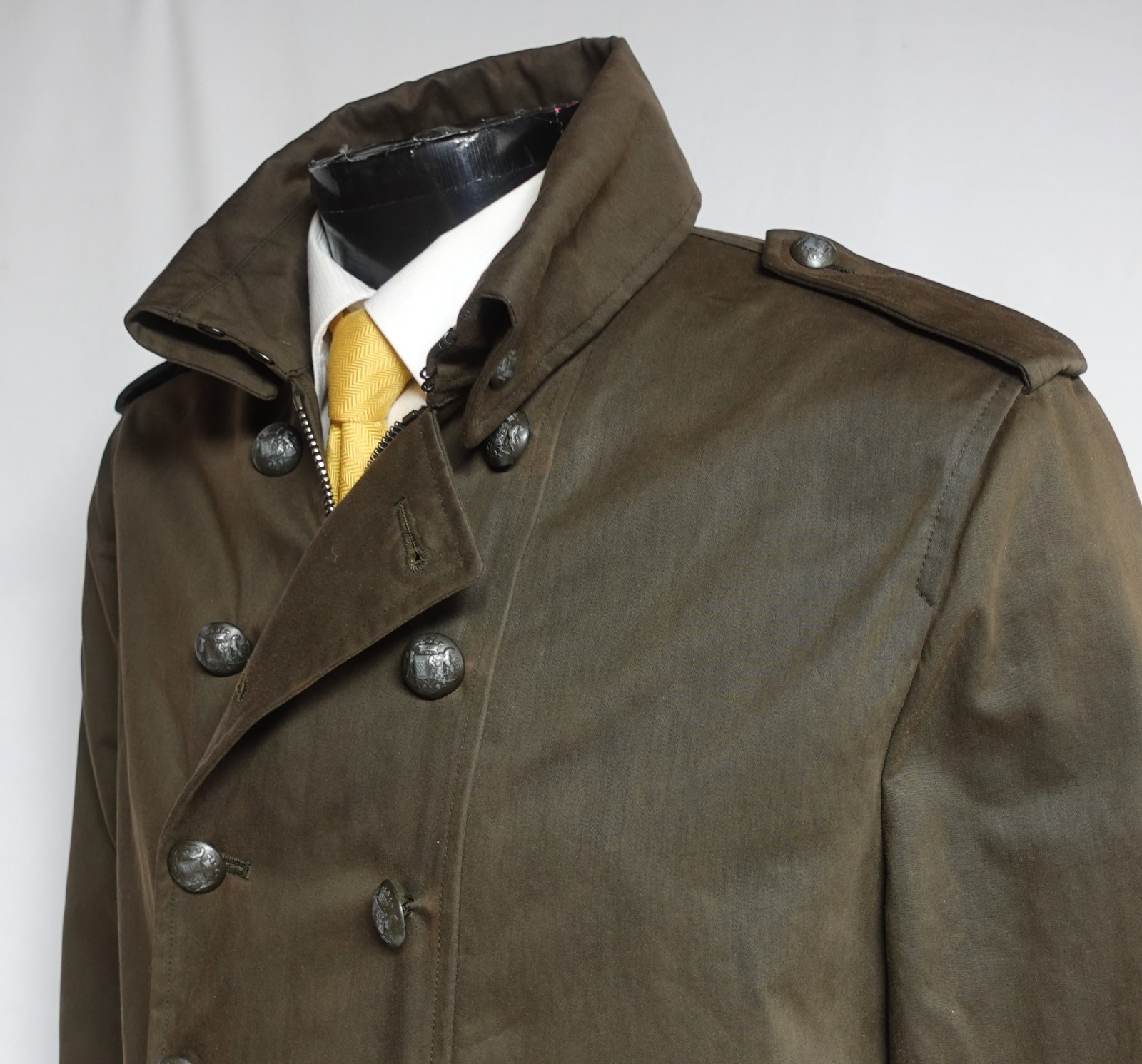 John Varvatos Double-Breasted Military Jacket IT 52 US 42