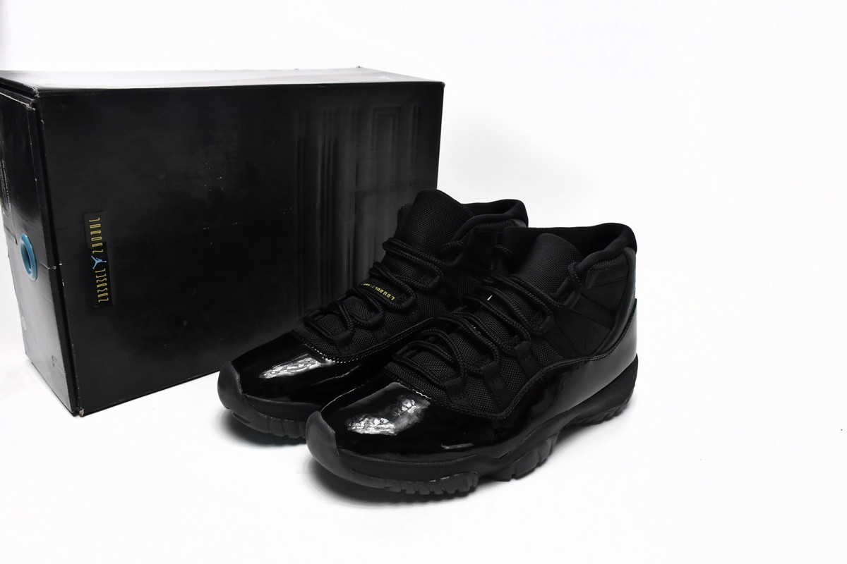 Air Jordan 11 Retro “Gamma Blue” Triple Black Blue Men’s Sneakers