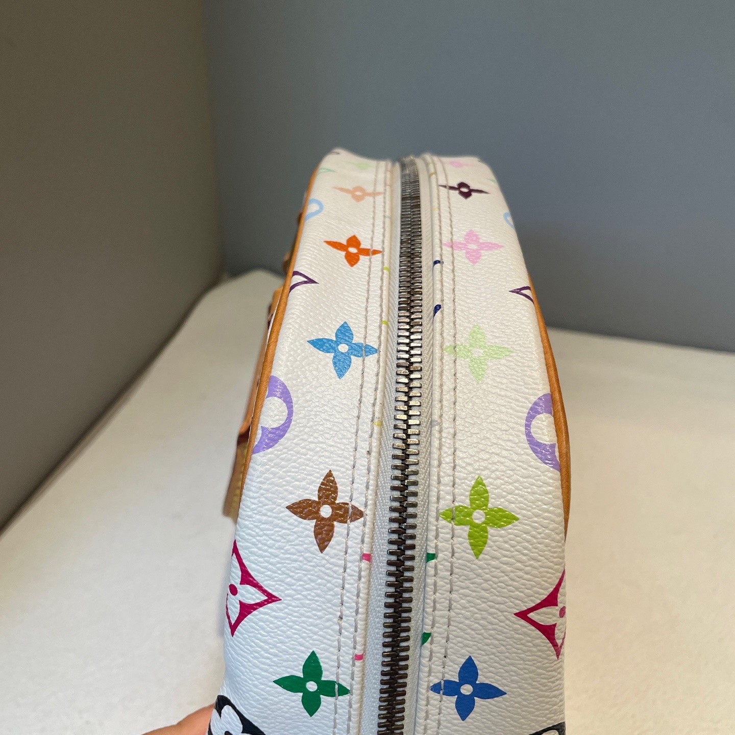 Louis Vuitton Murakami White Multicolor Monogram Handbag
