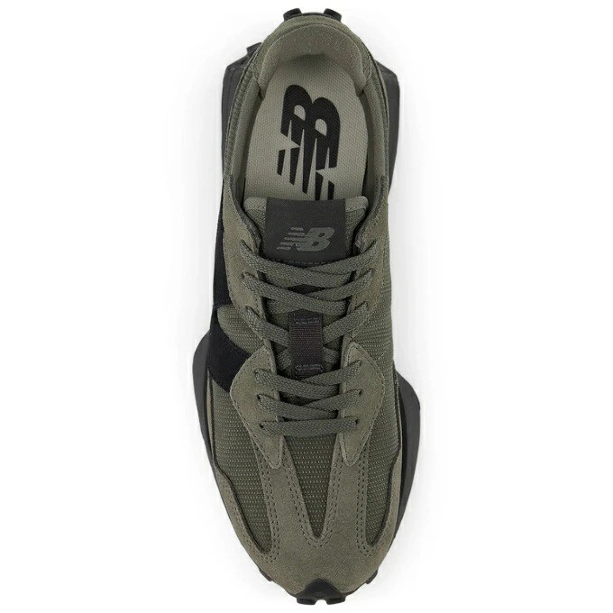 New Balance 327 U327346 Tornado Black Suede Mesh Men’s Sneaker Width D New Box