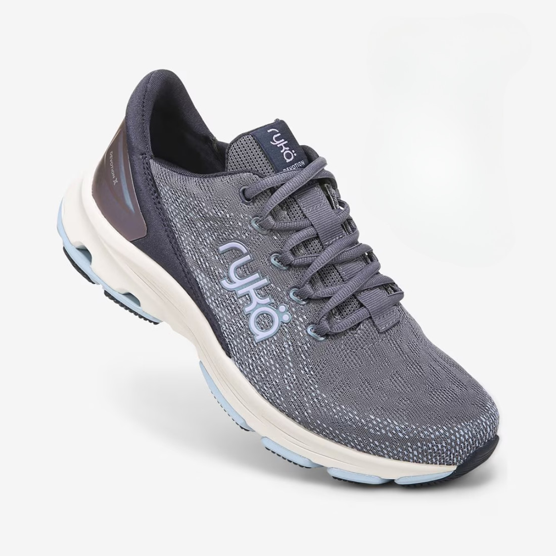 Ryka Women’s Devotion X Comfortable Walking Shoe, Folk Blue, Size Options