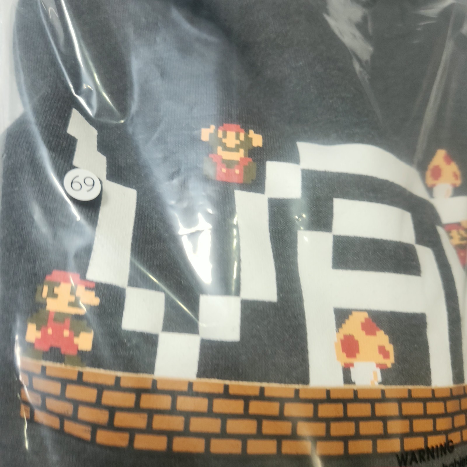 Vans Nintendo Super Mario Bros Sweatshirt Casual Sweater Pullover Medium