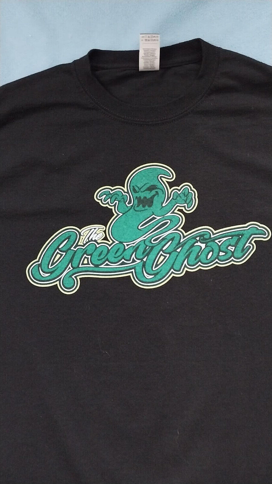 Green Ghost Monster Truck Pulling T Shirt MEDIUM Michigan No Flaws