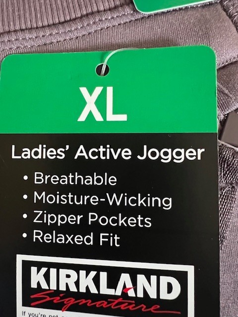 Kirkland Signature Ladies Active Jogger *** Choose Your Color ***