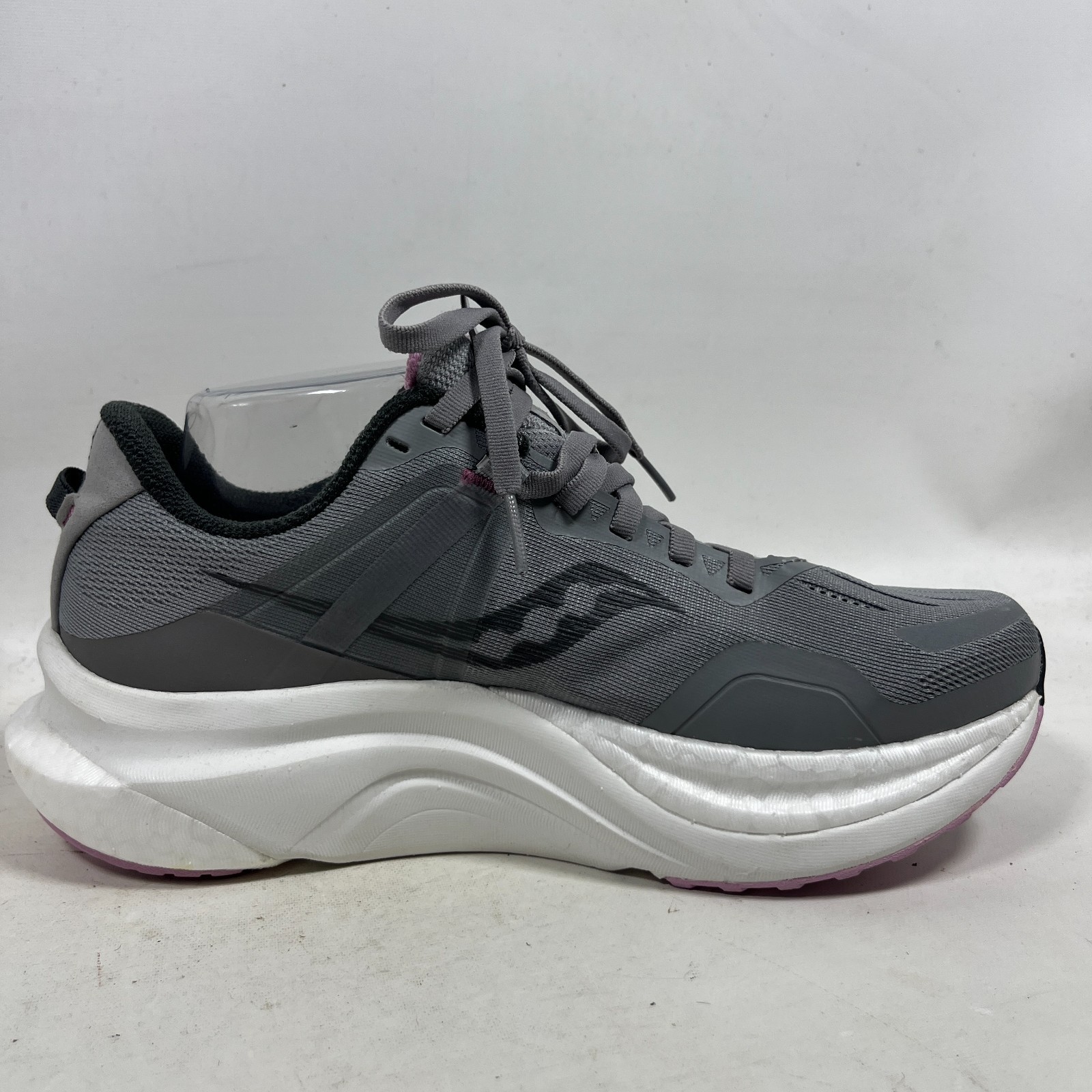 SAUCONY Sneakers Womens 8.5 W Tempus Wide Running Alloy Quartz S10721-15 Gray