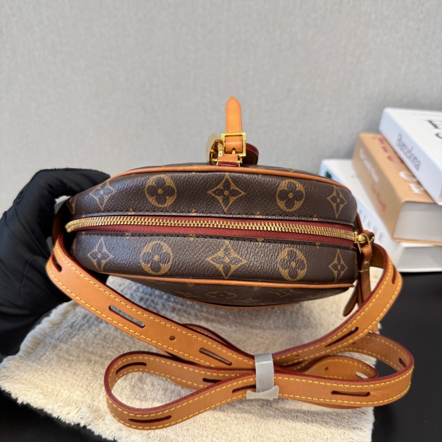 Louis Vuitton Pre-Owned Authentic Round Crossbody Bag 20*8*22.5cm