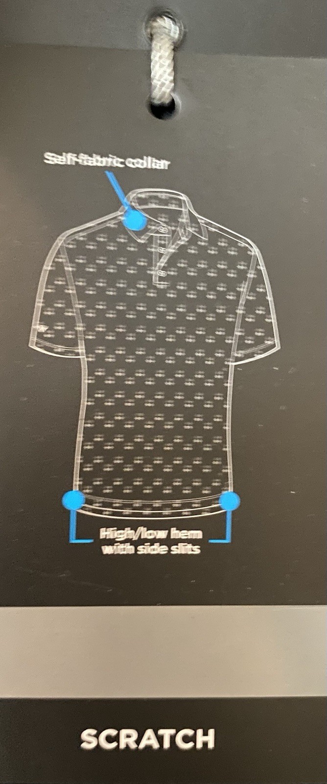 LevelWear Mens Short Sleeve Scratch Golf Polo Shirt Size L Pink Black NWT