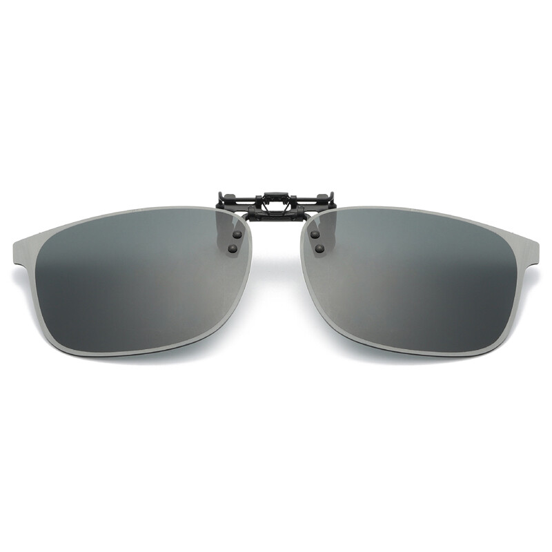 Polarized Clip on Sunglasses Over Prescription Glasses Lightweight Rimless Clips