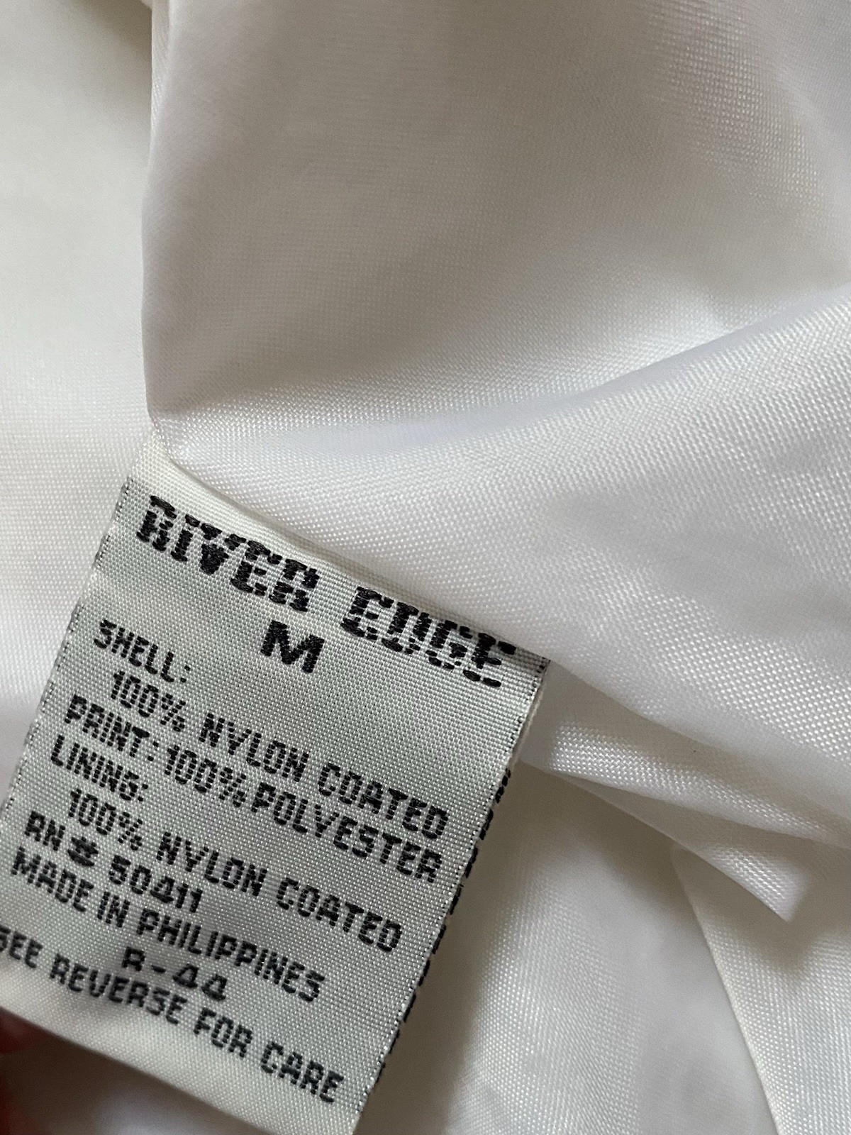 VTG RE Sport River Edge Nautical Track Jacket 1980s Zip Green White Retro Sz M
