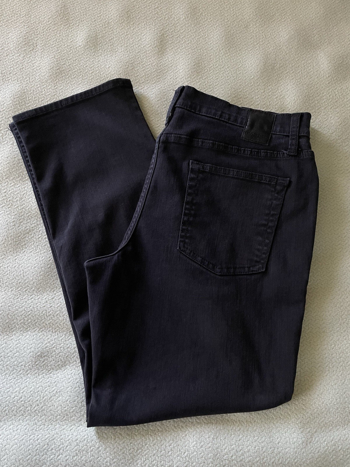 Goodfellow & Co Men’s Total Flex Straight Fit Dark Wash Black Denim Jeans