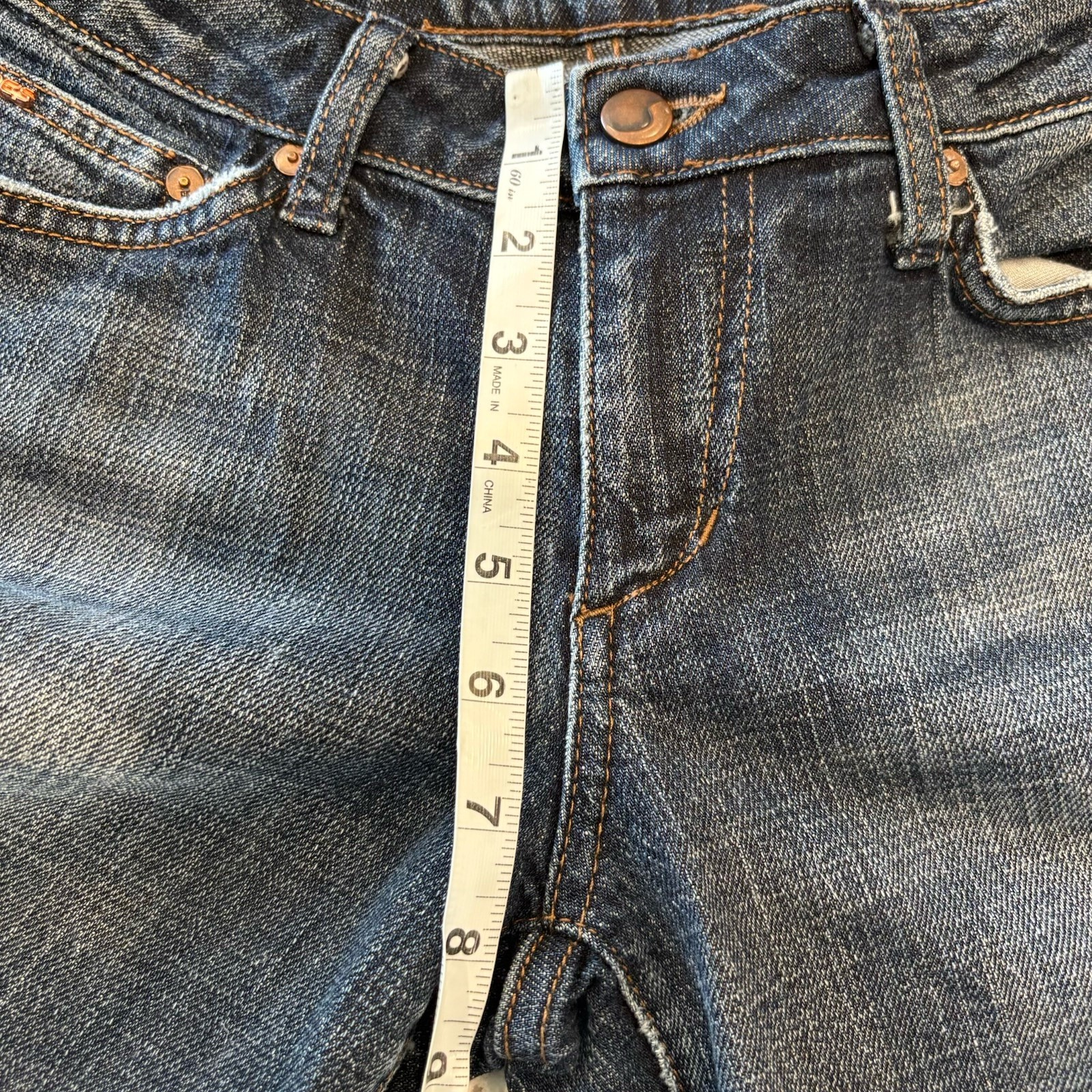 Joe’s Women Jeans Size 28 Boot Cut Blue Distressed Low Rise