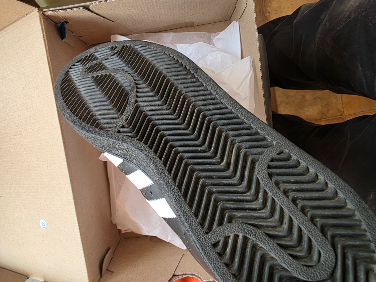 Size 8.5 – Adidas Superstar 2 Black W