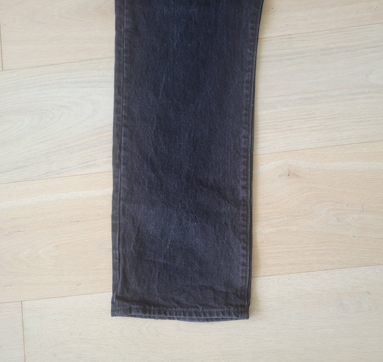 Levi’s 501 Original Fit Jeans Men’s 36×32 Black Wash Straight Leg Classic Denim