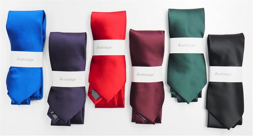 6X! NEW Mens 100% Solid Color Silk Neck Ties 58″ long (length varies 56″ to 60″)