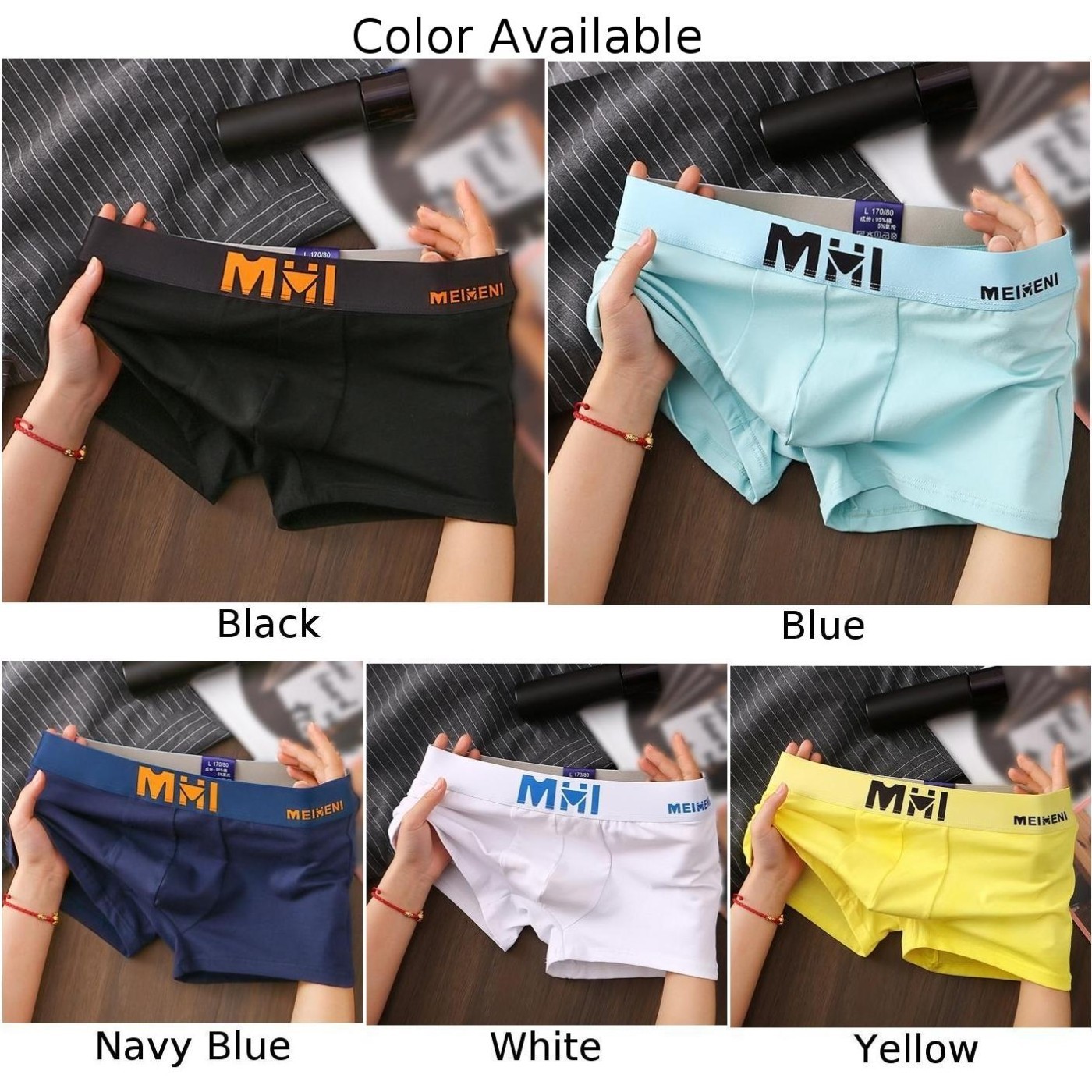 Men Briefs Underpants All Seasons Panties Sexy Shorts Trunks Underwear