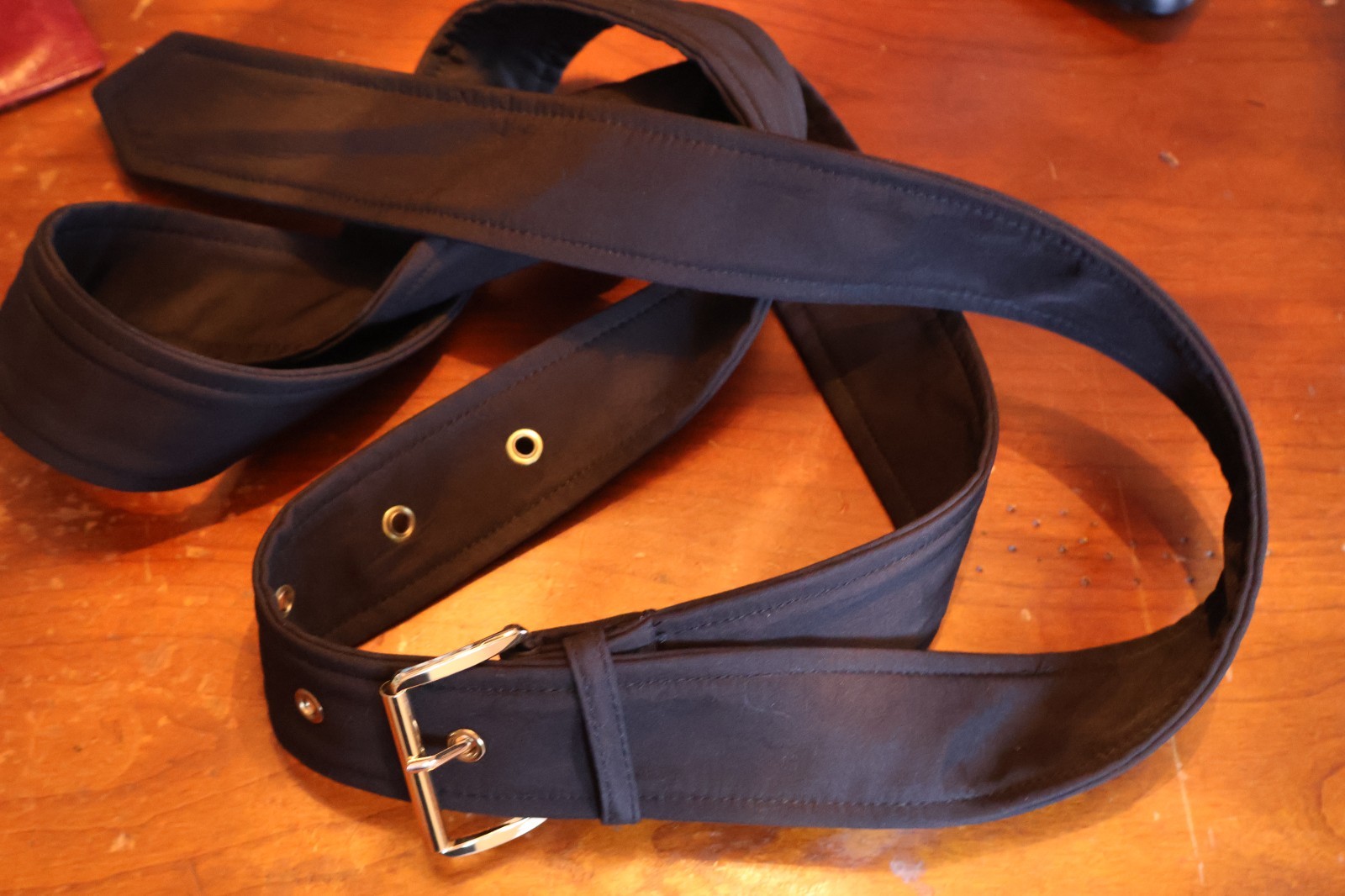 Michael Kors Replacement Belt Strap Jacket Coat Black Nylon Gold 72″ LG 1333