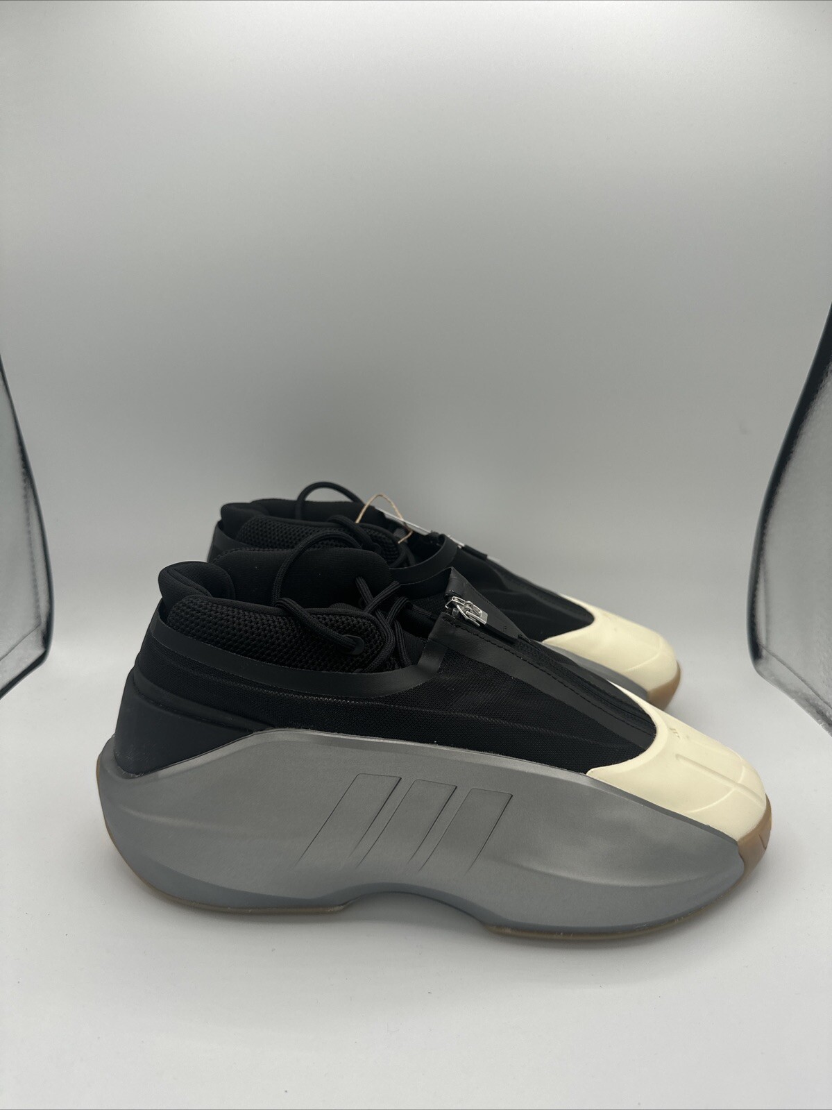 Adidas Crazy Infinity Men’s US Sz 10.5 Cream Gum Silver Black Retro Kobe