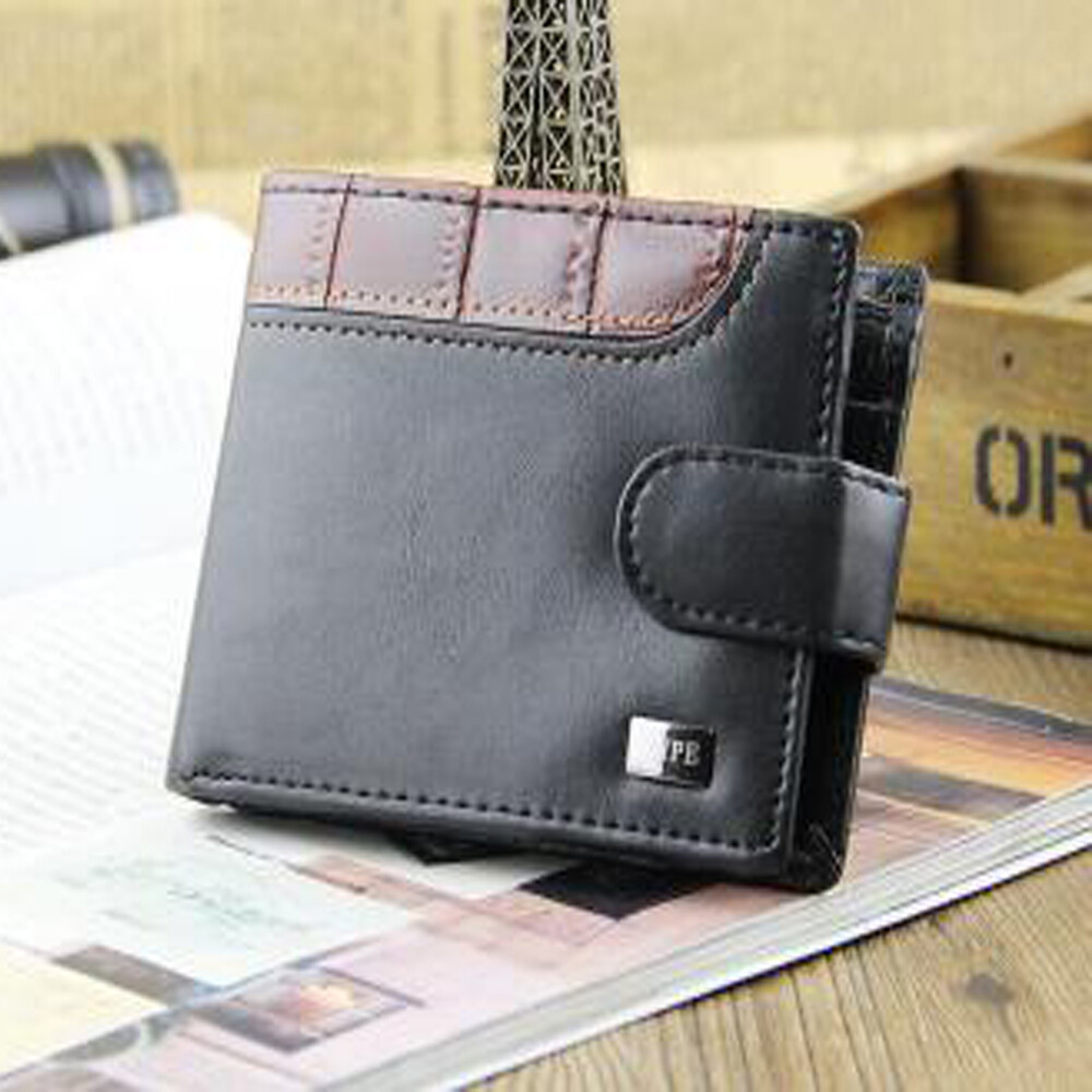 Men Leather Wallet Bifold ID Card Holder Front Pocket Coin Purse Wallet Gift