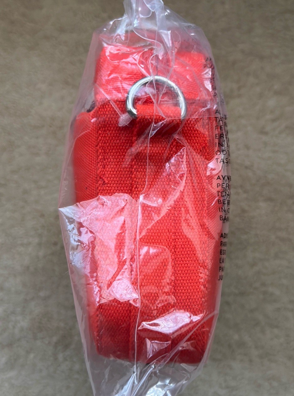 Beis Travel Crossbody Bag Flame NWT Orange Travel Purse Adjustable Strap