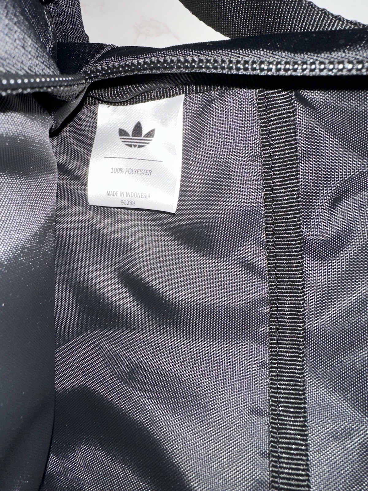 adidas Men’s Black Crossbody Bag Adjustable Strap Outer Pockets