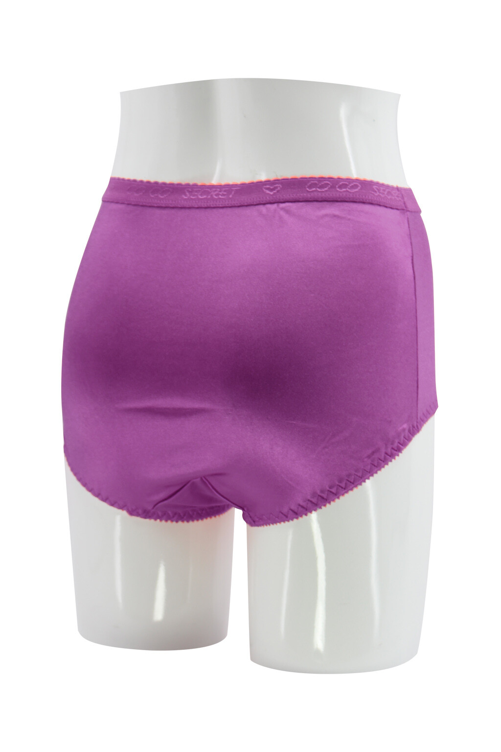 3 6 Women High Waist Full Coverage Shiny Smooth Silky Satin Brief Panties Undies