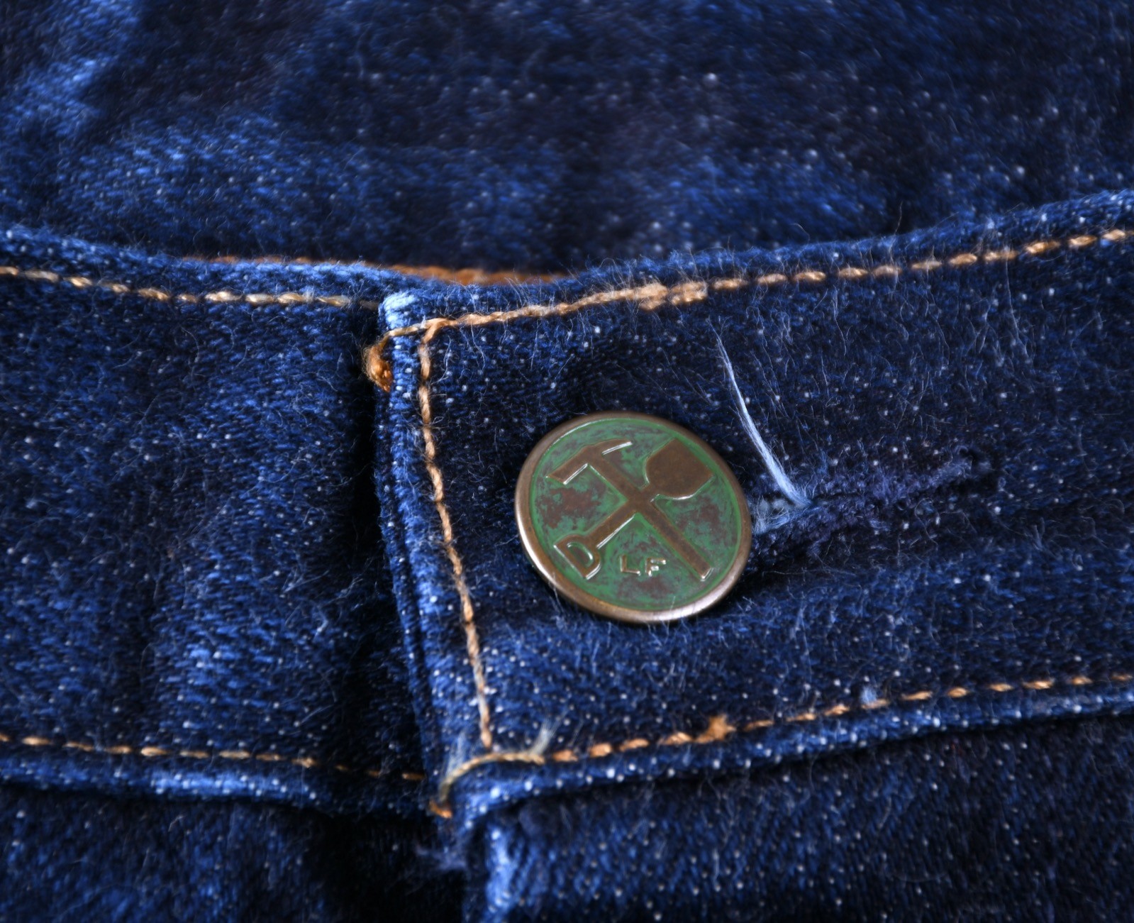 Left Field NYC American Workwear Selvedge Denim Jeans Made USA 38 Raw Indigo
