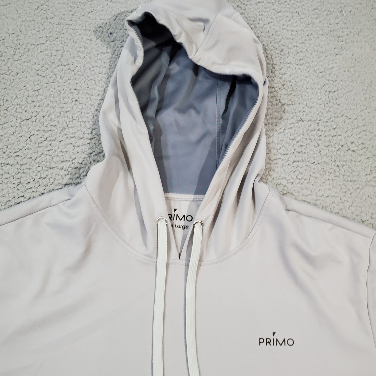 Primo Hoodie Mens Large Gray Pullover Sweatshirt Golf Stretch Performance