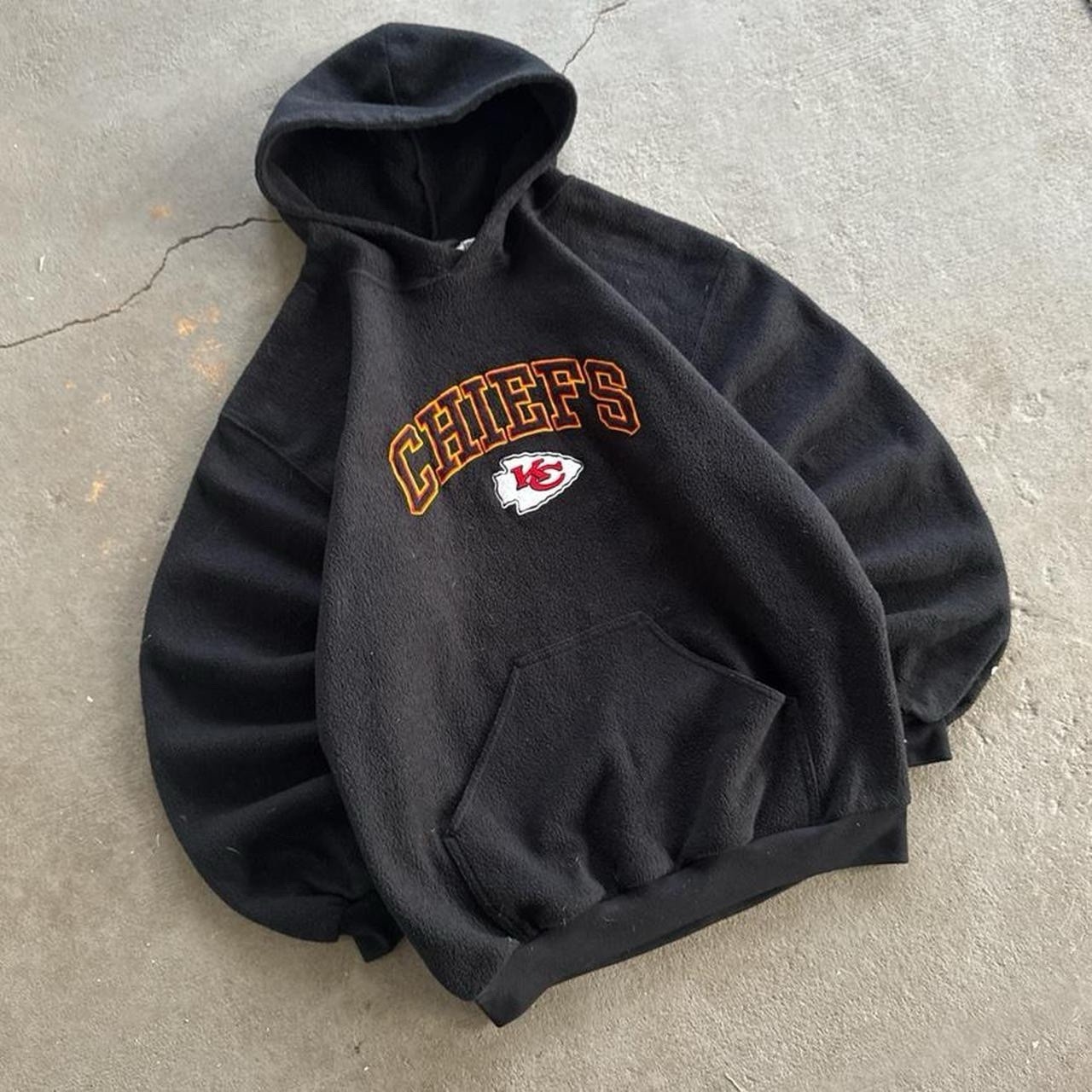Vintage 90s 2000s Logo Athletic NFL Kansas City Chiefs Fleece Embroidered Hoodie
