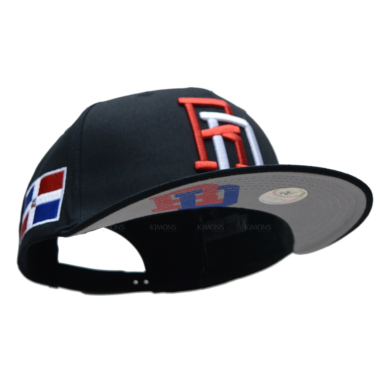 Republica Dominicana RD Snapback Hat 2026 3D Embroidery Black Cap Flag DR Cotton
