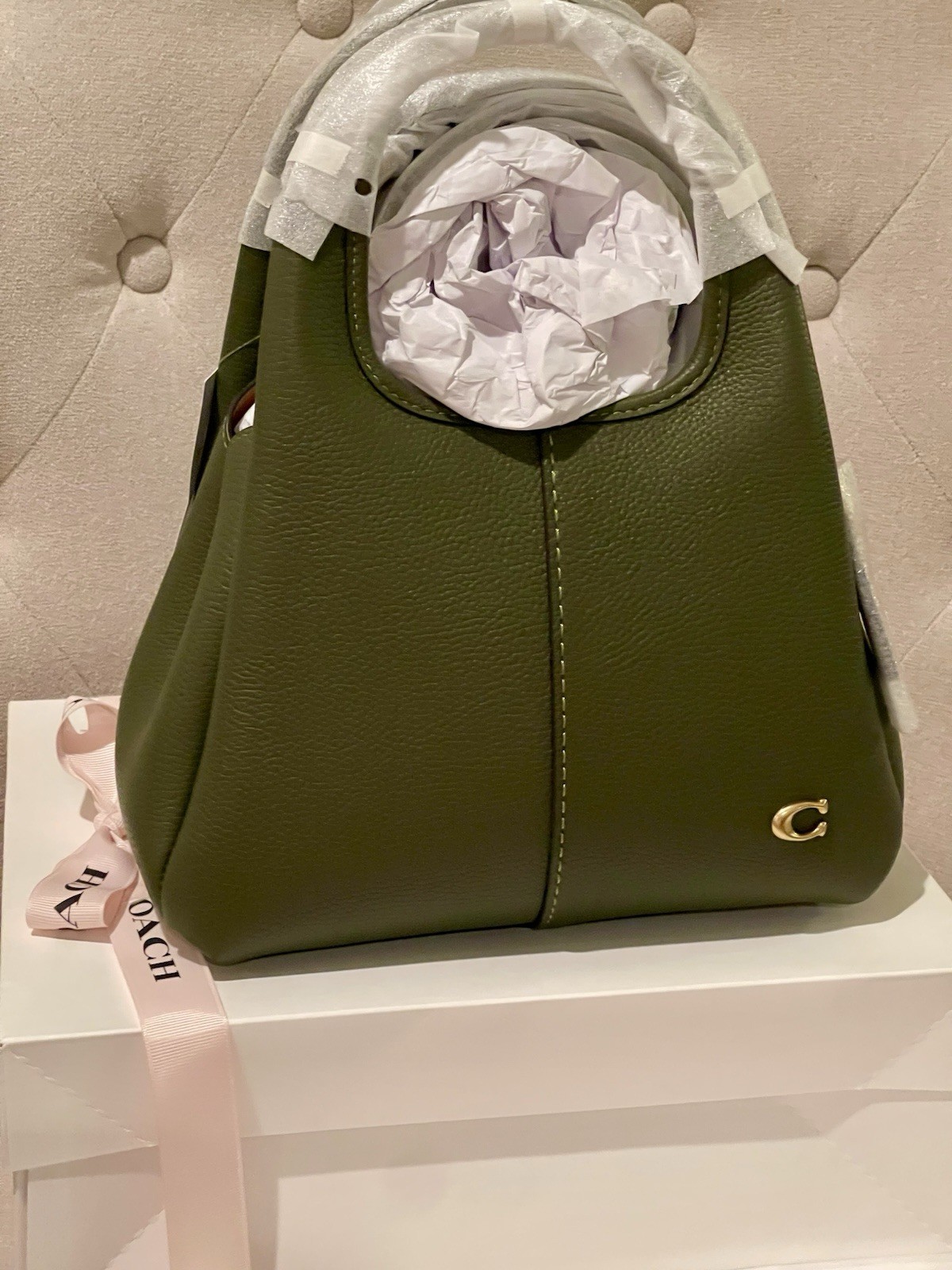 Coach Lana 23 Shoulder /Crossbody Bag In Olive NWT