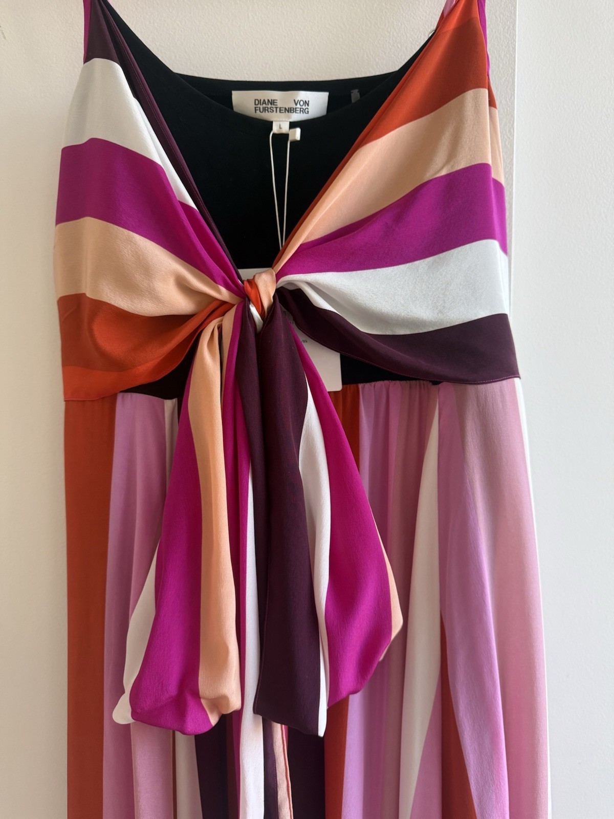 Dianne von Furstenberg Colorful Full Length Summer Dress