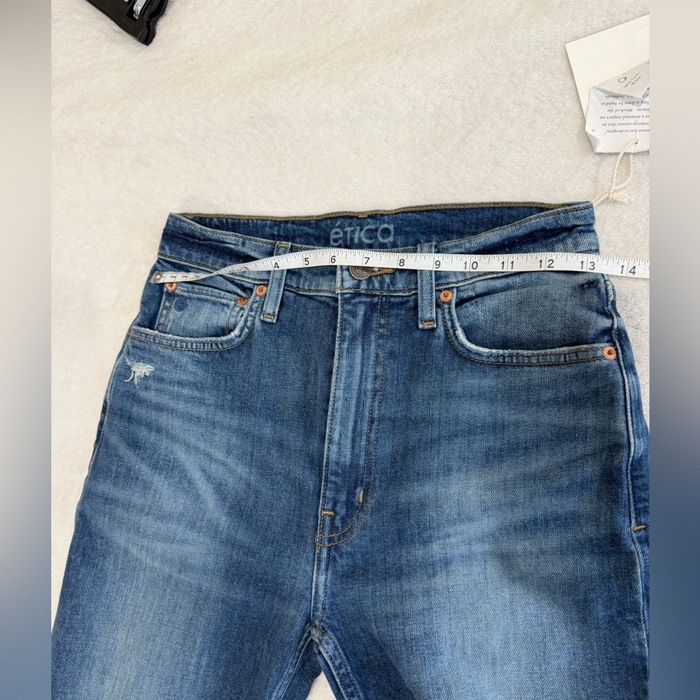 🌴 Ética Scarlet Mid-Rise Slim Jeans — Beach Break (Size 26) — NWT